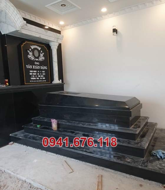 mẫu lăng mộ đá granite nghĩa trang đẹp nhất