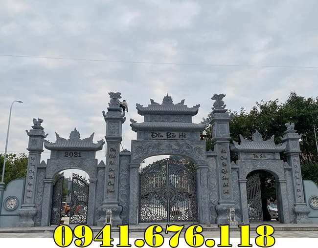 310+ Mẫu cổng đá đình làng chùa đẹp nhất